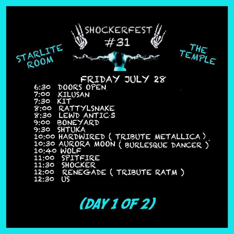 Shockerfest w/ WOLF & Boneyard