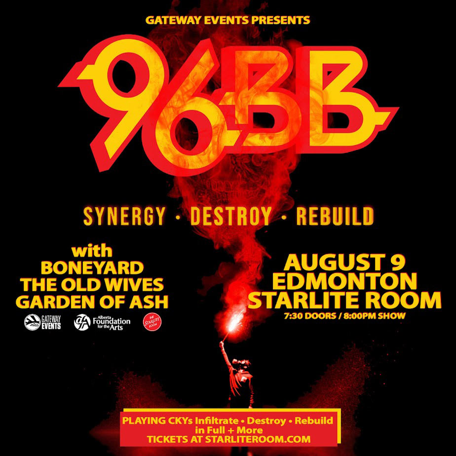 96 Bitter Beings w/ Boneyard, The Old Wives, & Garden of Ash