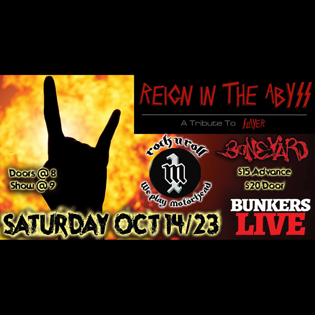 Slayer & Motörhead Tributes w/ Boneyard