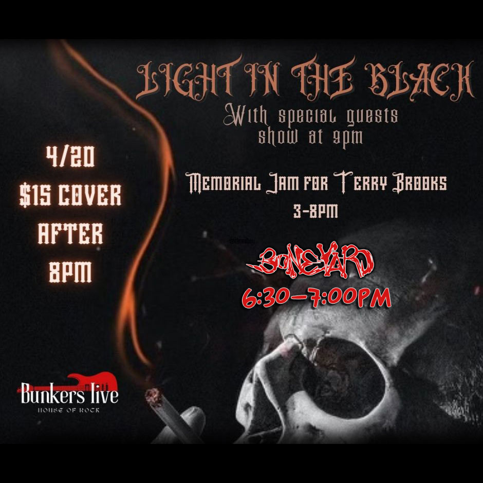 Terry Brooks Memorial Jam w/ Boneyard