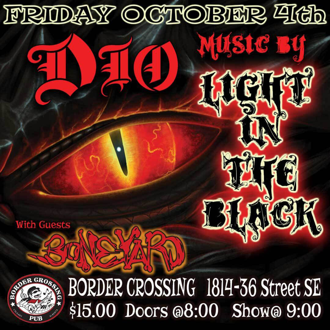 Light in the Black (Dio Tribute) w/ Boneyard 
