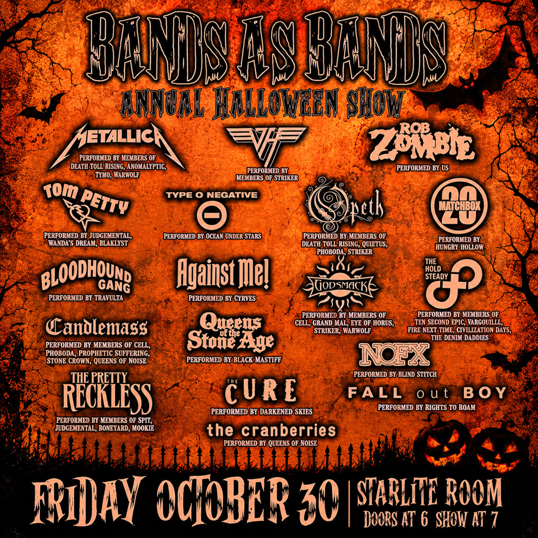 Bands As Bands - Halloween Show
